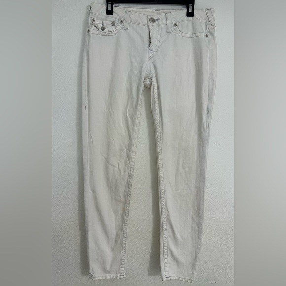 True Religion Basic Skinny with Flaps Optic White - Picture 3 of 15